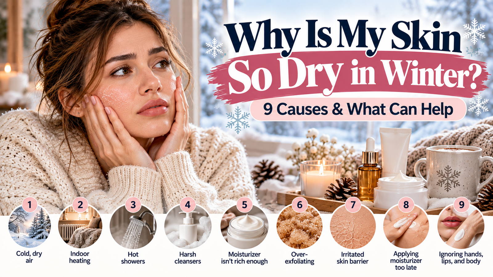 Why is my skin so dry in winter – 9 common causes of dry,