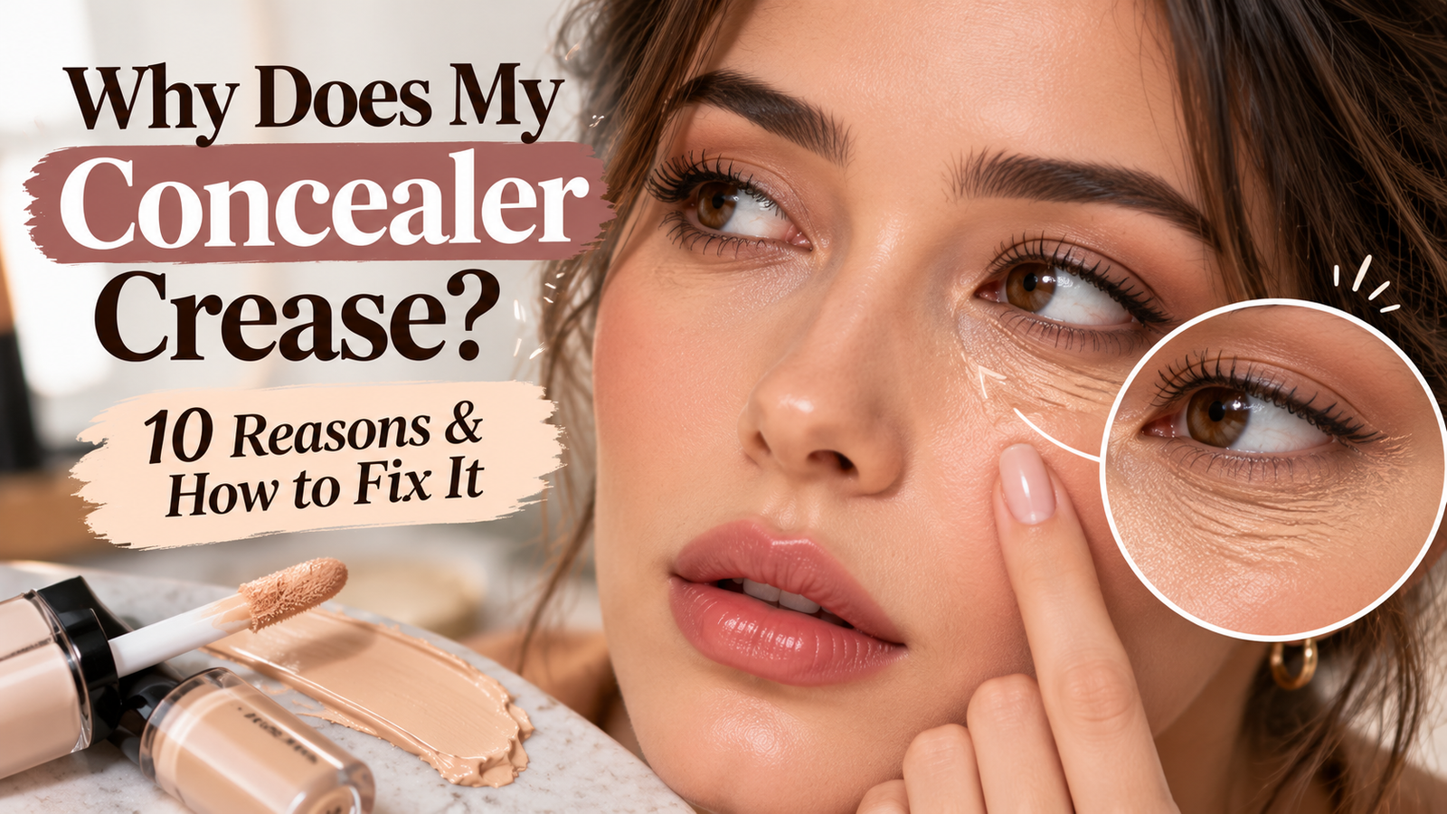 Why does my concealer crease – under-eye concealer settling into fine lines