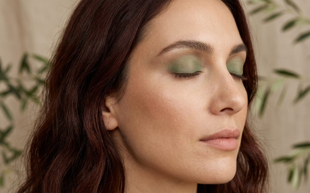 Moss Green Blurred Eyeshadow