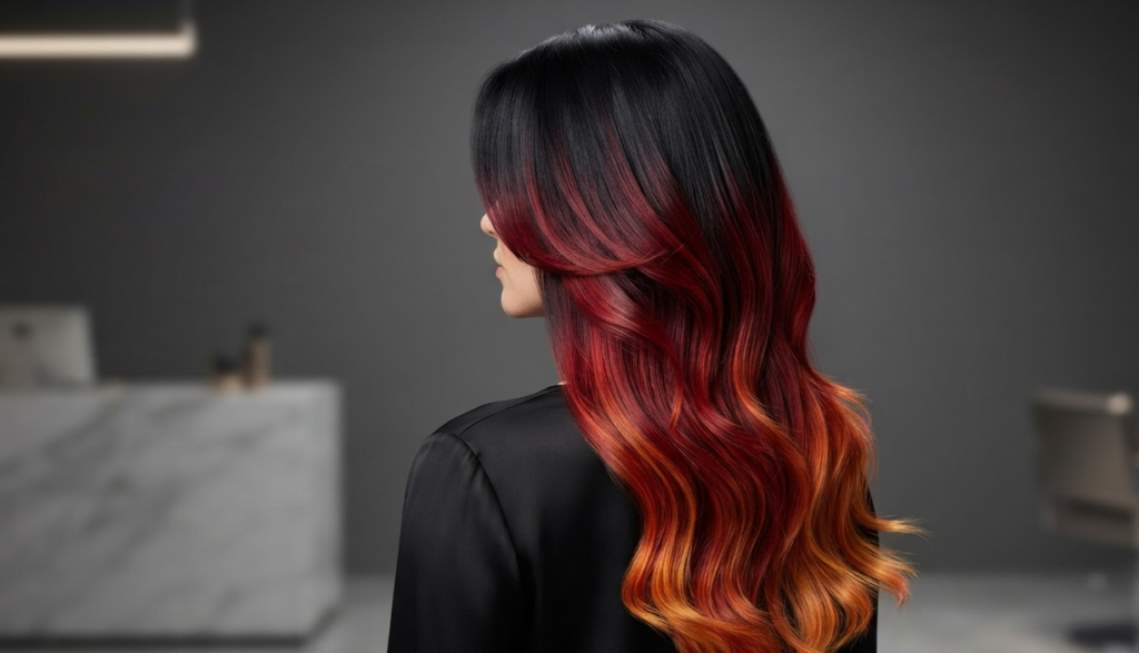 Midnight Phoenix Fire Ombre