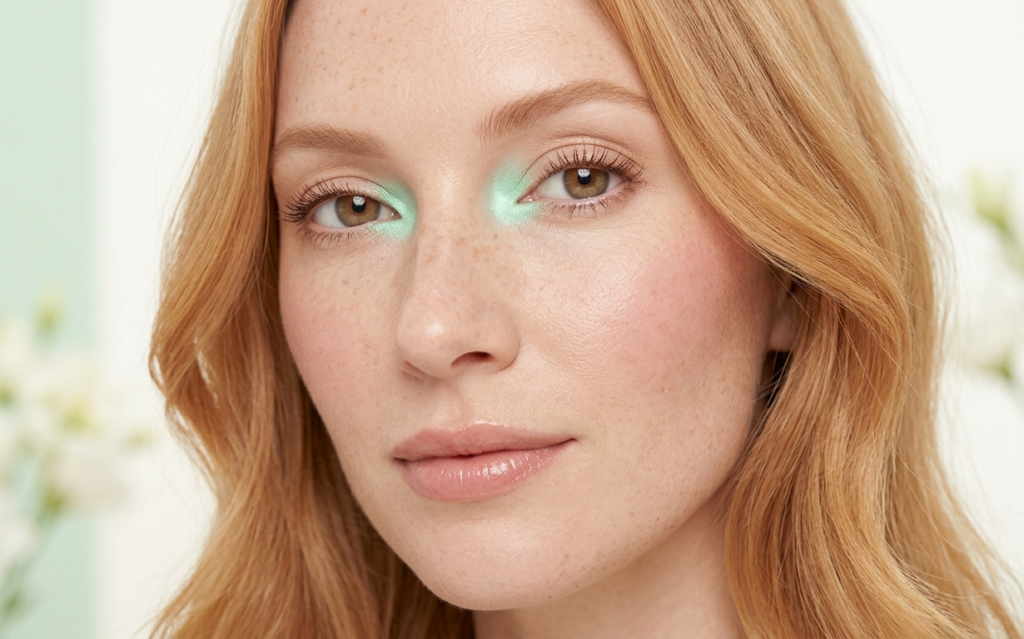 Mint Green Inner Corner Makeup
