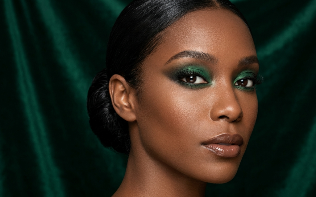 Emerald Green Smoky Eyes