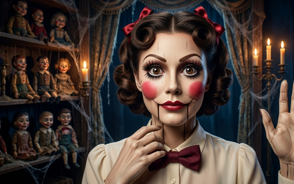 Haunted Ventriloquist Dummy Makeup