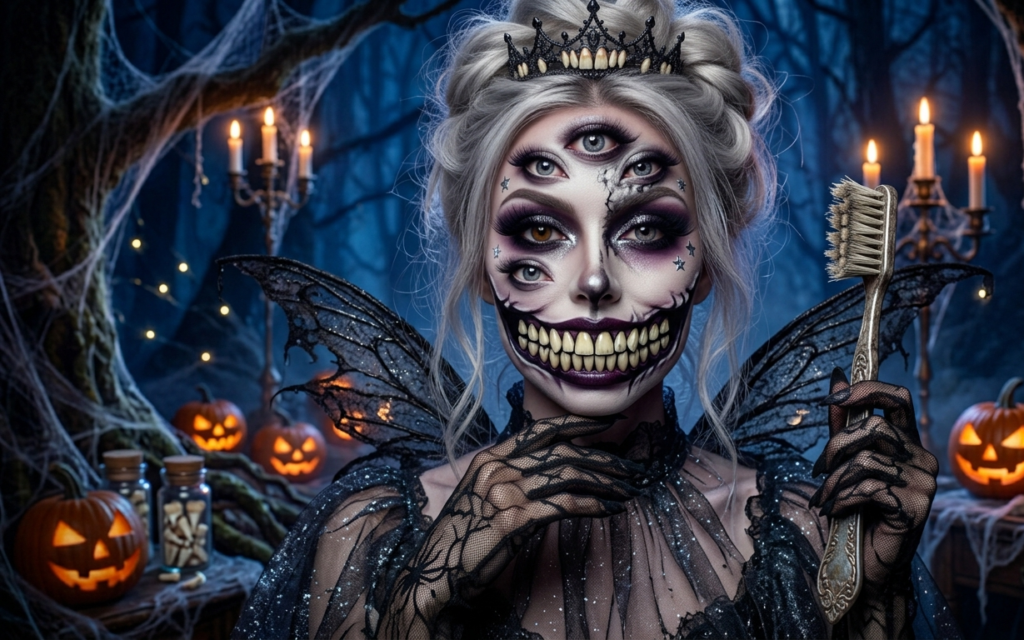 Evil Tooth Fairy Makeup
