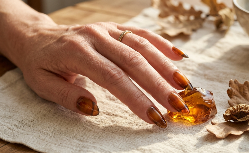 Smoked Amber Glass Nails